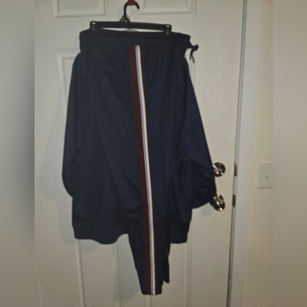 Navy Blue Tracksuit with Stripes - Picture 4 of 5